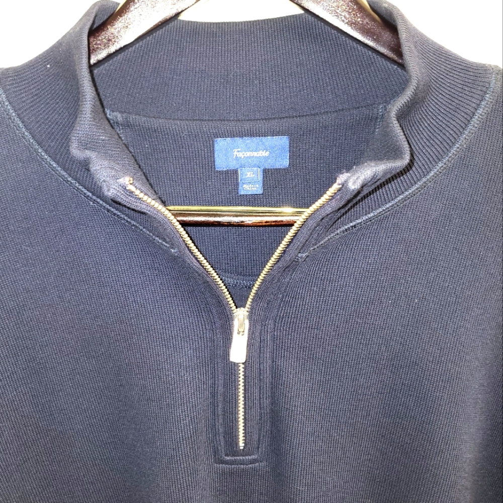 Façonnable Quarter Zip Sweater
